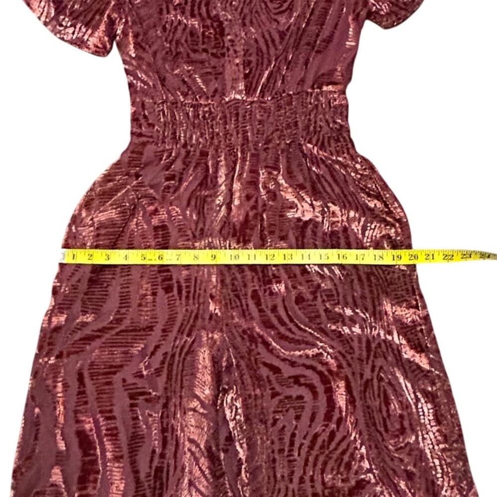 Anthropologie Somerset Jumpsuit Velvet Burnout Edition Women's Size XS - Picture 15 of 16
